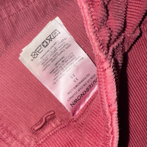 Outerknown Deep Red Cargo Utility Cord Shorts 35 - Picture 5 of 5